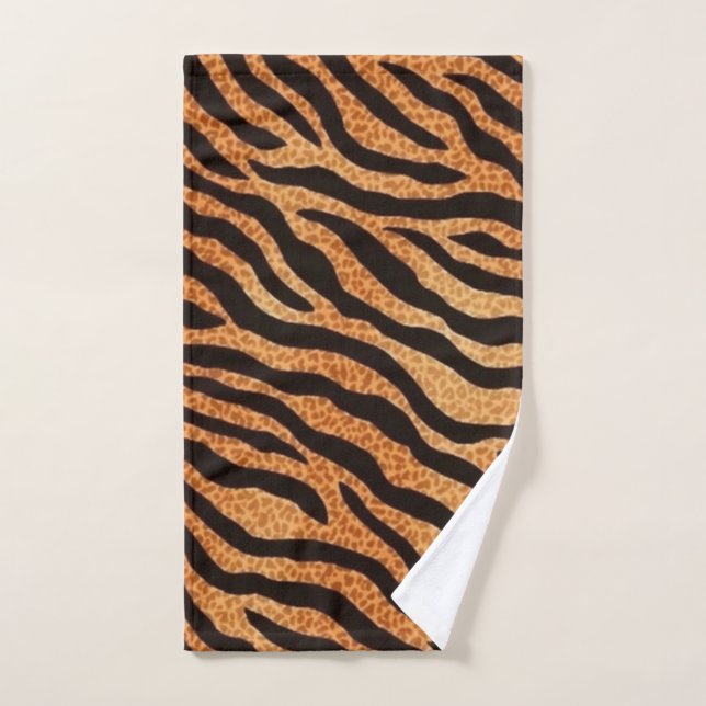 Boisson Motif poster de animal Tiger Stripes (Serviette à main)