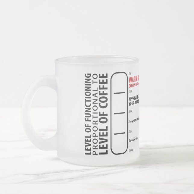 Boissons de café Avertissement Mug (Gauche)