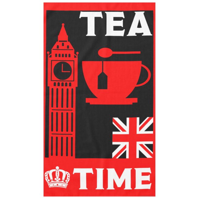 Boissons de Thé Anglais Classique Nappe (Devant)