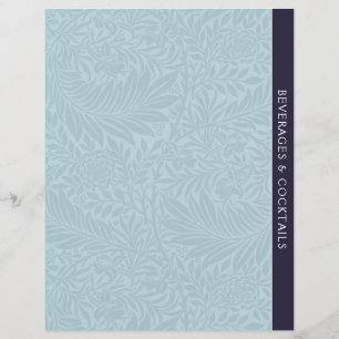 Boissons Diviseur de recettes Floral bleu Vint