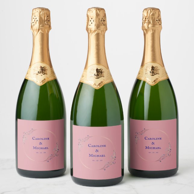 Boissons mariages Ensemble Étiquette de bouteille (Bouteilles)