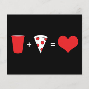 boissons + pizza = amour