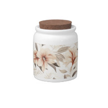 Fleurs Boho Botanique Floral Beige Couleur naturel