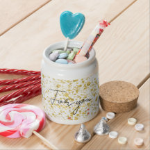 Pot de bonbons de mariage