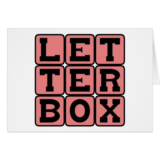 Boîte à lettres, rapport écran (Devant horizontal)