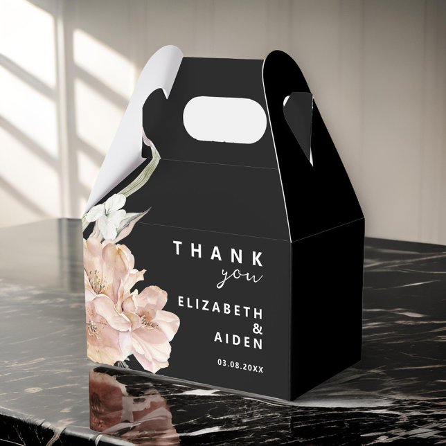 Boite à Mariage floral Geschenkschachtel (Floral Wedding Box Geschenkschachtel)