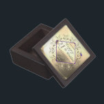 Boîte À Souvenirs 21e anniversaire de Mariage laiton<br><div class="desc">Vous cherchez le bon cadeau du 21e anniversaire honorant votre amour? ! J'ai conçu ces boîtes-cadeaux magnétiques à l'esprit "audacieux élégance" et l'imagerie traditionnelle en laiton et en iolite ainsi que votre texte font pour un design régal et adapté pour votre journée spéciale!</div>