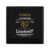 Boîte À Souvenirs 60e anniversaire Légendaire Black Gold Retro (Devant)