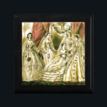 Boîte À Souvenirs Antique Mariage<br><div class="desc">Cette belle illustration de mariées antiques est une illustration créée en 1861.</div>