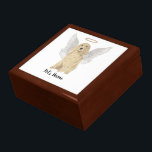 Boîte À Souvenirs Blonde Tan Golden Cocker Sympathie Spaniel<br><div class="desc">Il y en a qui apportent une lumière si grande au monde, que même après leur disparition, leur lumière demeure. Laissez une boîte à saké doux apporter le confort à votre coeur lourd pendant que vous prenez un moment pour vous souvenir de votre bien-aimée blonde tan or cocker spaniel. Pour...</div>