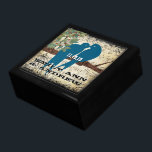 Boîte À Souvenirs Bois Gris Cage d'oiseaux Turquoise mignonne Baiser<br><div class="desc">Mariage Black Lacquer Keepsaké concepteur personnalisé Bijoux personnalisées Boîte ou Boîte à mémoire Elégant unique Mariage Anniversaire Cadeaux de Noël ou Valentines Cadeaux de Jour</div>