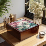 Boîte À Souvenirs Boîte à bijoux, Style Toile Paysage Japonais<br><div class="desc">Une belle peinture japonaise à l'huile Peinture d'une maison sur le fleuve,  Style Toile,  boîte à bijoux. Le produit est personnalisable,  mettez n'importe quel nom ou phrase que vous voudriez sur lui. Fait un grand cadeau de gardien ou de boîte de montre.</div>