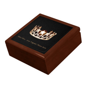 Boîte À Souvenirs Boîte à tringle à couronne personnalisée style Mis