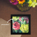 Boîte À Souvenirs Bouquet coloré de fleurs<br><div class="desc">Boîte à cadeaux à thème floral avec une photo de bouquet coloré de fleurs pour la Saint Valentin ou d'autres occasions spéciales. Les oeillets roses symbolisent l'amour, la fascination, l'enchantement, l'unicité, la dévotion, l'amour et la gratitude de la mère. Vous pouvez supprimer le texte "Vous êtes ma fleur" ou le...</div>