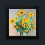 Boîte À Souvenirs Bouquet de tournesols Claude Monet<br><div class="desc">Bouquet de tournesols. Claude Monet. 1881. Reproduction d'oeuvres d'art célèbres dans le domaine public.</div>