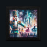 Boîte À Souvenirs Casse-noisette Ballet Aquarelle Noël Ballerina<br><div class="desc">Nutcracker Ballet Watercolor Christmas Ballerina Festive Holiday Box propose un ballet traditionnel de Noël avec une ballerine et un casse-noix. Parfait pour les cadeaux de Noël,  le décor de Noël,  les fêtes de fin d'année et plus encore. Créé par Evco Studio www.zazzle.com/store/evcostudio</div>