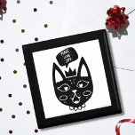 Boîte À Souvenirs Chat scandinave disant paix, amour, joie<br><div class="desc">Chat scandinave disant paix, amour, joie boîte cadeau Un design noir et blanc mignon et simple d'un chat scandinave avec un ballon qui dit paix, amour, joie est le bon choix pour une boîte cadeau si vous êtes un amoureux des chats. Un choix idéal pour le baby shower, l'anniversaire et...</div>