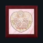 Boîte À Souvenirs Cherub Heart Angel<br><div class="desc">Boîte à bijoux Cherub Heart Angel, vêtements Mariages, t-shirts Mariages, cadeaux de mariage par ArtMuvz Illustration. Personnaliser Matching Angel Mariage cadeau de douche nuptiale et vêtements mariages pour mariée. Célébrez votre amour avec style avec nos designs mariages, Parfait pour la mariée, mariée, mariage et invités. Idéal pour les événements liés...</div>