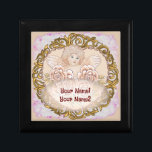 Boîte À Souvenirs Cherub Heart Angel boîte cadeau mariage<br><div class="desc">Boîte cadeau mariage Cherub Heart Angel, vêtements Mariages, t-shirts Mariages, cadeaux de mariage par ArtMuvz Illustration. Correspondant douche de nage Mariage personnalisable, réception, drap de répétition. Célébrez votre amour dans le style avec nos designs mariages, Parfait pour la mariée, mariée, mariage et invités. Vous pouvez personnaliser avec vos noms ou...</div>