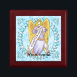 Boîte À Souvenirs Christian Guardian Angel<br><div class="desc">Christian Guardian Angel nom personnalisé Keepsaké Box par ArtMuvz Illustration.To PERSONNALISER ajoutez votre nom ou ajoutez du texte à la place. Customisez cette BOÎTE CADEAU d'ange pour la rendre unique à vous ou pour offrir en cadeau personnalisé</div>