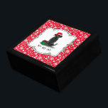 Boîte À Souvenirs Christmas Père Noël Black Labrador Retriever Cute<br><div class="desc">Joyeux Noël Père Noël Labrador Retriever - Heureux,  chien mignon avec un chapeau de Père Noël et un cadeau de Noël. HO,  oh ! Copyright © Angi Laframboise. Drôle chien de Noël race des cadeaux de dessin animé pour les amoureux de les chiens.</div>