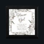 Boîte À Souvenirs Citation vintage Fleur de Tcherish Personnalisée<br><div class="desc">Vintage Cerisâtre Blanc Floral & Rose Or Peint Roses et Fleurs. Un look classique et élégant Vintage, et beaucoup de gris, blanc ivoire, or Rose, rose Dusty, vert rose, feuilles et feuillage gris. Avec des éléments floraux peints à la main, des polices de script Vintages et une Parties scintillant en...</div>