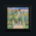 Boîte À Souvenirs Claude Monet - Le jardin de l'artiste à Vetheuil<br><div class="desc">Jardin de l'artiste à Vetheuil / Le jardin de l'artiste à Vetheuil - Claude Monet,  Huile sur toile,  1881</div>