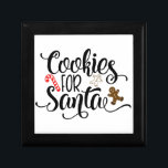 Boîte À Souvenirs Cookies pour Père Noël Fun Christmas<br><div class="desc">🎄 C'est le moment le plus merveilleux de l'année ! Et j'ai juste le design pour vous faire entrer dans l'esprit festif. Voici ma création, 'Cookies for Père Noël' ! Avec une police tendance ludique, ce design est parfait pour tous vos articles de mode de vacances et de décoration maison,...</div>