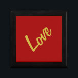 Boîte À Souvenirs Couleurs rouge or rouge écarlate Love Mariage Call<br><div class="desc">Vous pouvez facilement changer les polices et les couleurs. Vous pouvez également ajouter votre logo et l'image arrière - plan comme vous le souhaitez.</div>