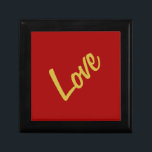 Boîte À Souvenirs Couleurs rouge or rouge écarlate Love Mariage Call<br><div class="desc">Vous pouvez facilement changer les polices et les couleurs. Vous pouvez également ajouter votre logo et l'image arrière - plan comme vous le souhaitez.</div>