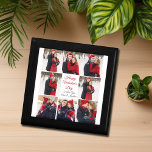 Boîte À Souvenirs Custom Valentine's Day Romantic Love Photo Collage<br><div class="desc">Cette belle boîte cadeau Heureuse Sainte-Valentin a un script rouge audacieux au centre et vos noms entourés de 8 photos romantiques de couple autour de la frontière. Sélectionnez les photos les plus douces de votre relation pour faire un collage de photos pour votre petit ami, petite amie, femme, mari ou...</div>