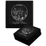 Boîte À Souvenirs Desert Mariage Custom Maid Of Honor Cadeau Cadeau<br><div class="desc">Cherchez-vous la parfaite servante d'honneur offerte par la mariée le jour de votre mariage ? Si c'est le cas, consultez notre boîte à bijoux personnalisée pour mariage du désert ! Ce cadeau unique est parfait pour toute mariée qui veut montrer son appréciation pour sa bonne d'honneur ou son matron d'honneur....</div>