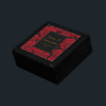 Boîte À Souvenirs Élégante Rose rouge -<br><div class="desc">La collection Elegant Red Rose Mariage - Contenant tout ce dont vous avez besoin pour rendre votre journée spéciale brillante, élégante et mémorable. Une sélection d'éléments design élégants et élégants, y compris des textes dorés et des boîtes de texte noir classiques, avec un arrière - plan rose rouge vif et...</div>