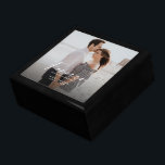 Boîte À Souvenirs Engagé Forever a une belle bague photo personnalis<br><div class="desc">"Forever a une belle bague à elle" boîte cadeau photo personnalisée.</div>