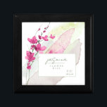 Boîte À Souvenirs Fleur de Mariage fleur sauvage Fuchsia ID954<br><div class="desc">Cette collection de mariage élégante utilise une palette de couleurs saisissante, y compris fuchsia fedora, vert citron et coton rose bonbon, pour créer des articles de papeterie assortis et des fournitures de fête pour votre journée spéciale. Les flores d'aquarelle et les touches de peinture scintillantes attirent les arrière - plans....</div>
