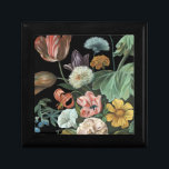Boîte À Souvenirs Floral baroque - Bouquet de fleurs<br><div class="desc">Floral baroque I de Melissa Wang. Il présente une variété de fleurs vives dans un style baroque.</div>