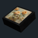Boîte À Souvenirs Flore Rose de pêche romantique<br><div class="desc">Flore Rose de pêche romantique</div>