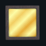 Boîte À Souvenirs Gold Look élégant moderne tendance Modèle personna<br><div class="desc">Gold Look élégant moderne tendance Modèle personnalisé Golden Magnetic Bois boîte cadeau en bois.</div>