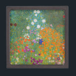 Boîte À Souvenirs Gustav Klimt - Jardin des fleurs<br><div class="desc">Jardin aux fleurs - Gustav Klimt en 1905-1907</div>