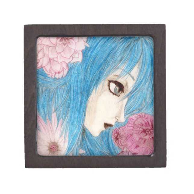 Boîte À Souvenirs La nymphe bleue (Devant)