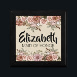 Boîte À Souvenirs La servante d'honneur Proposition Cadeau sur mesur<br><div class="desc">Vous cherchez un cadeau parfait pour votre bonne d'honneur ? Découvrez la boho cottagecore enchantée thème mariage personnalisées fête de mariée boîte de garde de bijoux! Ce cadeau unique et personnalisé est parfait pour toute femme de ménage d'honneur de future mariée. Non seulement c'est une excellente façon de montrer votre...</div>