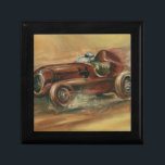 Boîte À Souvenirs Le Mans Racecar par Ethan Harper<br><div class="desc">Testez votre endurance avec cette peinture d'une voiture de course participant à la course sportive Le Mans. Un original d'Ethan Harper,  vous pouvez pratiquement sentir le vent bousculer vos vêtements pendant que la course passe. Les fans de course automobile devraient acheter une copie aujourd'hui!</div>