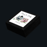 Boîte À Souvenirs Les hiboux mignons de mariage personnalisent la<br><div class="desc">la conception d'art numérique,  personnalisent le souvenir et le cadeau pour une occasion spéciale</div>