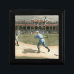 Boîte À Souvenirs Ligue nationale de baseball 1886<br><div class="desc">Tableau d'un match de baseball de la Ligue nationale de baseball de 1886. On peut sentir pratiquement les cacahuètes,  le pop-corn et la poussière de l'entrée qui émane de cette pièce. Cela ferait un grand ajout à votre maison!</div>