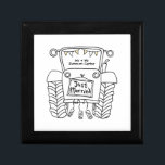 Boîte À Souvenirs Mariage campagnard de tracteur personnalisé<br><div class="desc">Un cadeau mariage de ferme tracteur qui peut être personnalisé. Si vous souhaitez modifier la taille ou la police,  cliquez sur le bouton Modifier pour customiser plus loin. Le faisceau du tracteur est dans une crème subtile et blanche.</div>