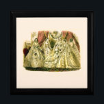 Boîte À Souvenirs Mariage victorien<br><div class="desc">Cette fête de mariage victorienne est habillée de la dernière mode de 1861.</div>