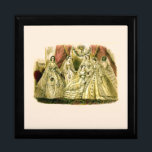 Boîte À Souvenirs Mariage victorien<br><div class="desc">Cette fête de mariage victorienne est habillée de la dernière mode de 1861.</div>