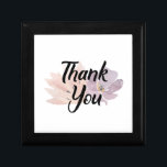 Boîte À Souvenirs Merci Favor Floral<br><div class="desc">Trouvez une façon intelligente de dire merci ! Design floral,  peut être utilisé pour plusieurs raisons ou occasions!</div>