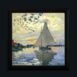 Boîte À Souvenirs Monet - Voilier au Petit-Gennevilliers<br><div class="desc">Claude Monet peinture,  Voilier au Petit-Gennevilliers,  boîte cadeau.  VIRGINIA5050,  produits et cadeaux personnalisés à www.zazzle.com/virginia5050*,  PaulKleeGiftShop,  InternationalGifts,  RetirementGiftStore,  BirthdayGiftStore,  ILoveGiftStore et FloridaGiftStore.zazzle.com/FloridaGiftStore.</div>