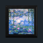 Boîte À Souvenirs Monet - Water Lilies, 1919 artwork<br><div class="desc">Monet - Water Lilies,  1919 artwork trinket/boîte cadeau.</div>